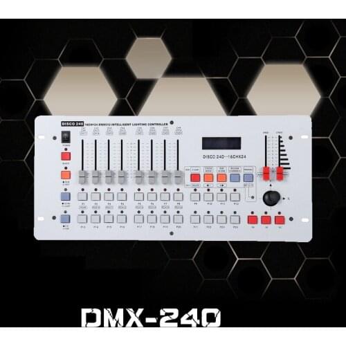 Professional DMX 240 Controller Stage Lighting DJ Controller equipment DMX Console for LED Par Moving Head Spotlights