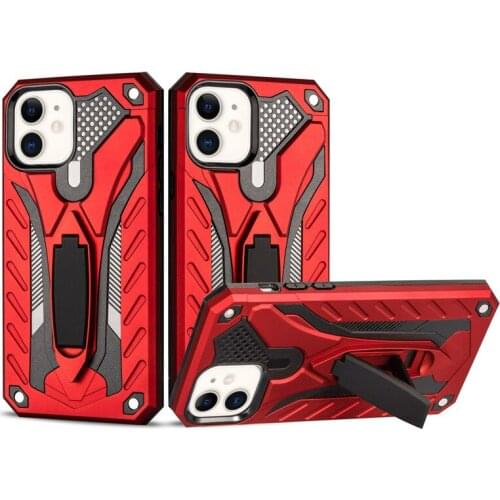 For iphone X XR XS Max SE2 Phantom Knight Phone Cases Shockproof Kickstand Bracket Fall Protective Cover Funda