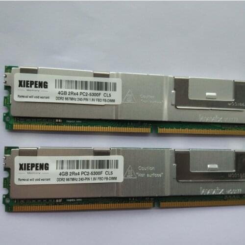 For Sun SPARC Enterprise T5220 T5120 T5140 T5240 T5440 Server RAM 16GB DDR2 ECC Fully Buffered 8GB 667MHz FB-DIMM 4GB PC2-5300F