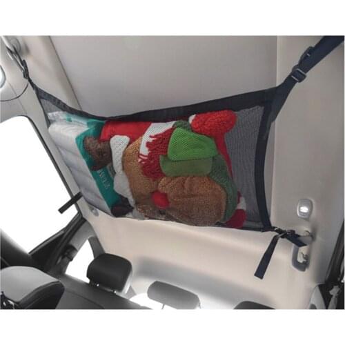 Car Ceiling Storage Net Car Interior Storage Net Car Organizer Clothes Sundries Toy Storage Net Auto Accessories