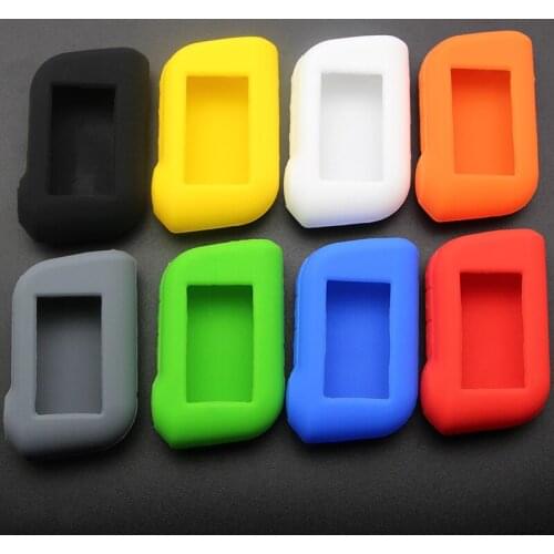 Silicone Auto Key Case for Starline A93 A63 A36 Russian Version Two Way Car Alarm LCD Remote Controller Keychain Fob Cover