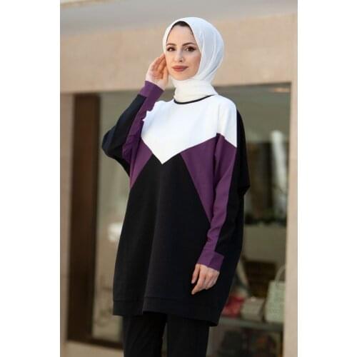 Sports Double Muslim Set Muslim Fashion Double Hijab Suit Young Muslim Fashion Muslim Women Sport Clothing 2021 new Fashion