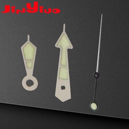 C3 Super luminous green watch hands parts fit for SKX 4R35 7S26NH35NH36 automatic movement wristwatch needles replacement Repair