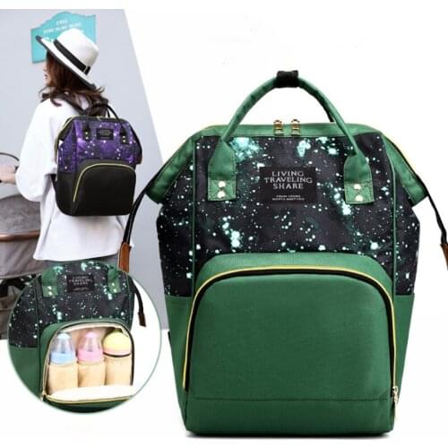 Large Capacity Baby Nappy Changing Diaper Mummy Bag Maternity Backpack Bags Mum Bag Stroller Baby Warm Waterproof Backpack