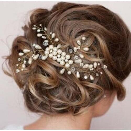 Hair Pin Wedding Bridal Jewelry Ornament Accessories for Women Girls Clip Comb Claw Wedding Party
