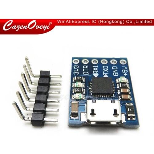 1pcs/lot 6Pin CP2102 MICRO USB a UART TTL Modulo Convertitore Seriale UART STC Sostituire FT232 In Stock