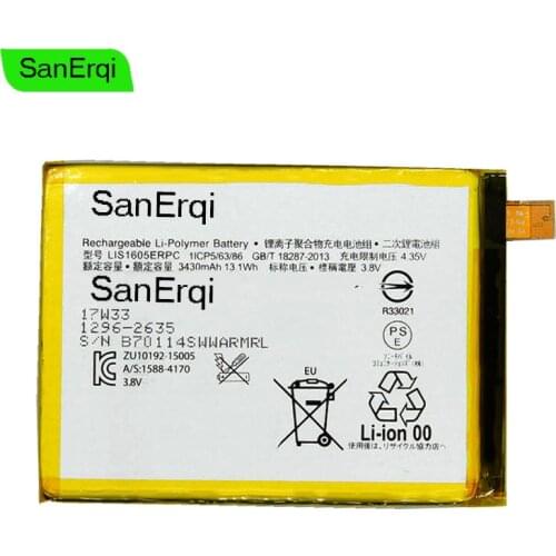 10pcs LIS1605ERPC Battery For For SONY Xperia Z5 Premium Z5P Dua E6853 E6883 LIS1605ERPC Battery
