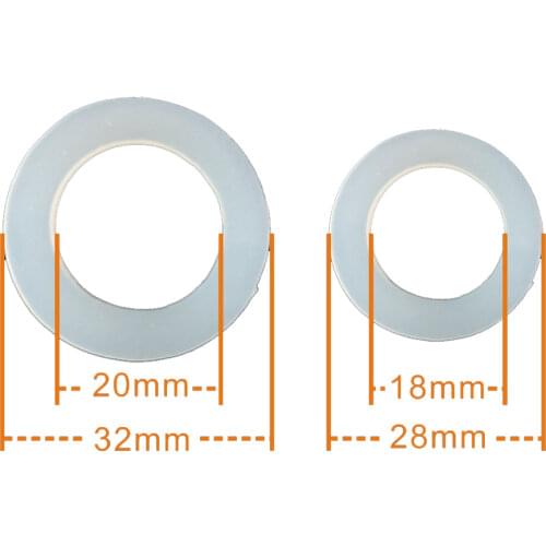 10PCS Seals For Dental chair unit water bottle cover white plastic transparent bottle cap SL1312