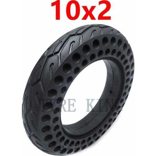 10x2.0 Explosion-Proof Solid Tire 10 inch Universal Wear-resisting Non-inflatable Honeycomb Solid Tyres Electric Scooter Wheel