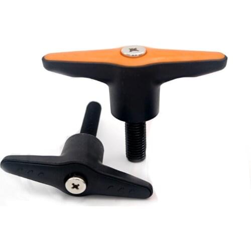 2pcs M5 one word hand screws bolts bakelite adjustment T type knob handle screw bolt 10mm-50mm length