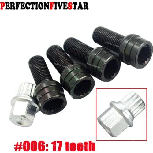 8D0601139F 006 17 teeth For VW Golf Jetta Passat Audi A4 A6 A8 TT Anti-theft Wheel Screw Bolt Lock Nut Key Adapter