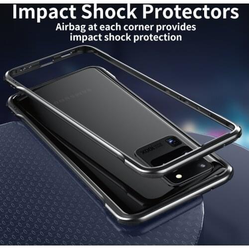 S20 Plus Metal Bumper Case For Samsung Galaxy S20 Ultra Case Shockproof Aluminum Phone Cover Coque For Samsung S20 Ultra Funda