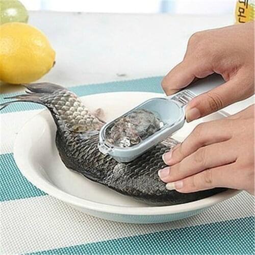 Cleaning Fish Scales Remover Planing Knife Fish Scales Brush Shaver Fish-Scale Plane Fish Scales Scraper Plastic For Kitch Tool