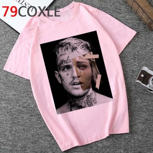 Lil Peep t shirt tshirt male hip hop plus size japanese print couple t shirt t-shirt kawaii