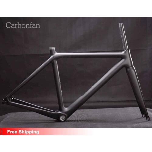 Carbonfan Bikes 2019 Hot Sale Carbon Fixed Gear Frame Track bike Carbon frameset Single speed 700c Fixed Gear Carbon bicycle fra