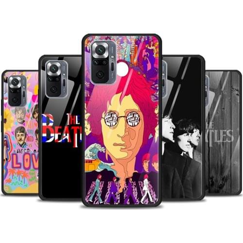 Classic Rock Band For Xiaomi Redmi K40 K30 K20 9T 9C 9A 9 8A 7 Pro Plus Tempered Glass Phone Case