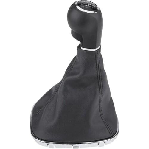 For Opel Corsa D 5 Speed Gear Shift Knob Lever Shifter Stick Leather Gaiter Boot Cover 009140093 19276456 Car Accessories