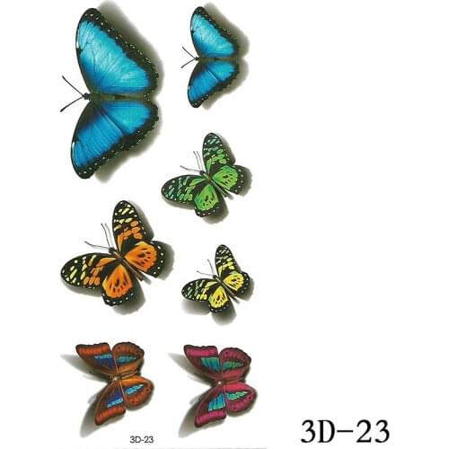 Hot 2021 3D Spider Snail Tattoo Sticker For Sexy girl Body Art Fake Tatoo Waterproof Temporary Tattoo Small Pattern