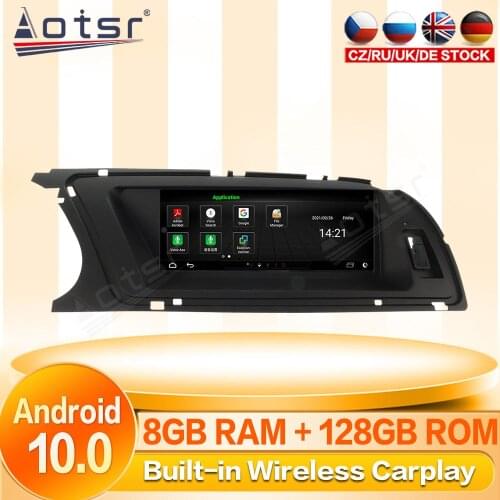 Android Tape Radio Recorder Car For Audi A4 2013 2014 2015 GPS Navigation Multimedia Player Stereo Autoradio Video Head Unit Din