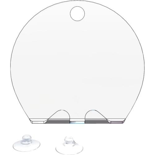 Wall Suction Anti Fog Shower Mirror Shaving Mirror Bathroom Shower Mirror Washroom Travel for Man