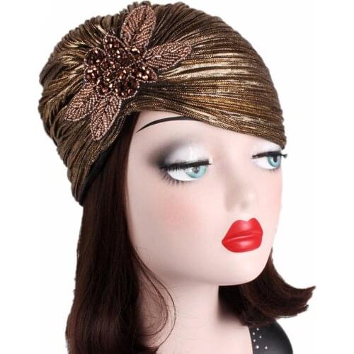 New Woman Hijabs Turban Head Cap Hat Beanie Ladies Hair Accessories Muslim Scarf Cap Hair Loss Headscarf Cover Amira Indian Hats