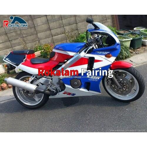 Fairing For Honda CBR 400RR NC23 1989 1987 1988 CBR400RR NC23 87 88 89 Motorcycle Blue Red White Aftermarket Cowling Kit