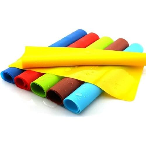Silicone Baking Mat Non Stick Pan Liner Placemat Table Protector Kitchen Pastry Liner Bakeware Baking Mat for 4 Color 3 Size