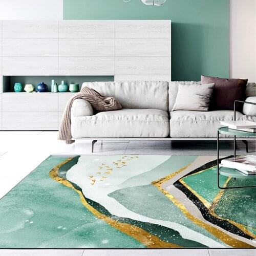Modern Abstract landscape Coffee Table Carpet For Living Room Anti-slip Kitchen Rug Home Bedroom home Bedside Mat Doormat Nordic