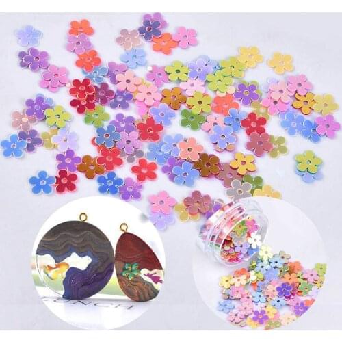 10ml PVC Nail Decoration Jewelry Flower Material Sequins Kindergarten Handmade Multi Usage Craft Manicure Nails DIY Accessories