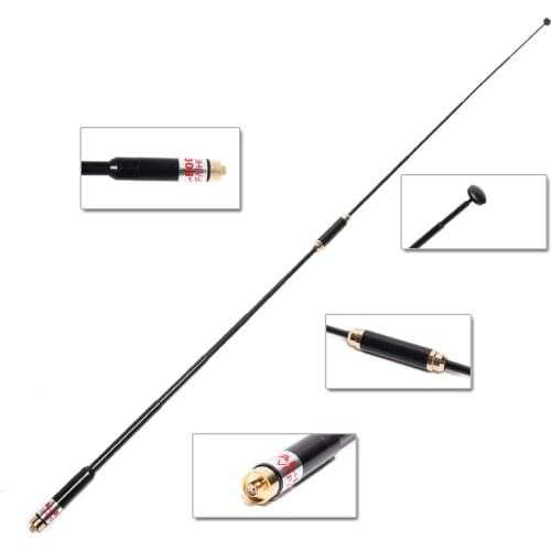 Harvest AL-800 Telescopic Dual Band 144/430MHz SMA-Female Antenna AL800 for WOUXUN KG-UVD1P BAOFENG UV-5R/82/9R Walkie Talkie