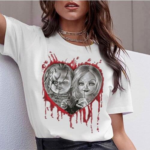 Horror cool female T-shirt printing graphics T-shirt streetwear ulzzang T-shirt Harajuku fashion viper T-shirt tops felame