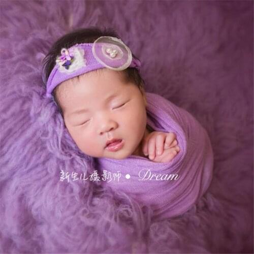High Quality 50*150 cm Newborn Stretch Knit Wrap Baby Photography props Backdrop Layer