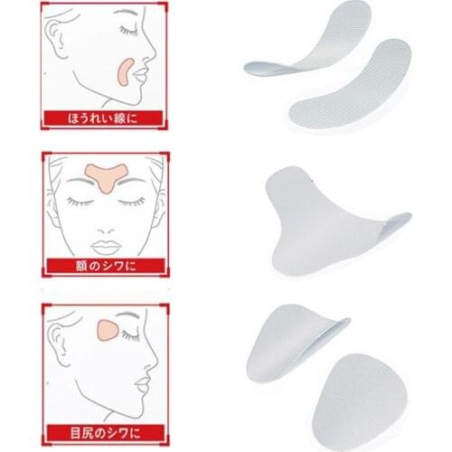 ZhangYuan 12/27/24pcs Thin Face Stickers Facial Skin Care Wrinkle Sagging EVA Lift Up Tape Lines Forehead Anti-Wrinkle Patches
