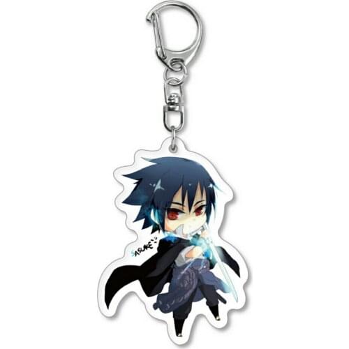12styles 5pcs Fashion Charms Anime Ninja Konoha Symbol Akatsuki Figure pendant Key Ring Key Chain Gift