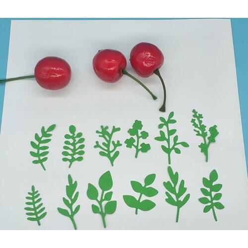 12 kinds of leaves, flowers and plants, metal cutting mold, scrapbook album decoration, DIY handmade art
