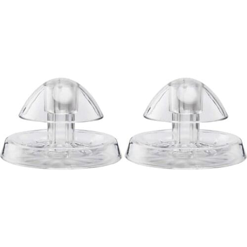 2 Pcs Snail Trap for Fish Tank Aquarium Plastic Clear Snail Trap Aquarium Plants Planarian Leech Catcher 6cm