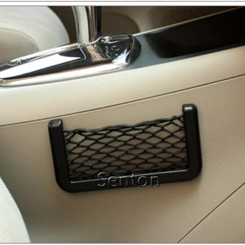 Car Phone Holder Stowing Tidying Net For Abarth 500 Ssangyong Kyron Rexton Korando Saab Accessories For Lifan x60 Chery Tiggo