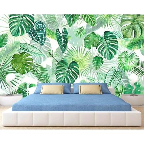 Beibehang Large high quality wallpaper mural tropical banana leaf photo custom 3d wallpaper papel de parede 3d wallpaper behang