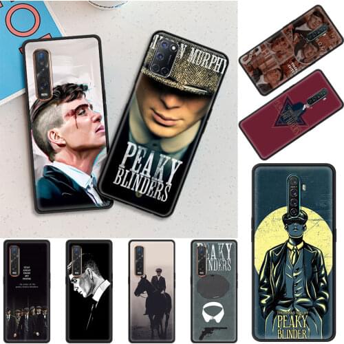Peaky Blinders Man Cell Phone Case for Oppo A9 2020 A52 A53 Find X2 X3 Lite Reno 3 F11 Ace A55 A93 A94 A74 4 Pro 5G TPU Cover