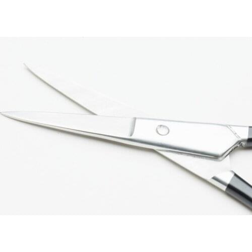 Black Makeup Scissors Stainless Steel Sharp/Tilted Tip With Piano Paint Handle Eyebrow Nose Hair Scissors Face Hair Removal Tool