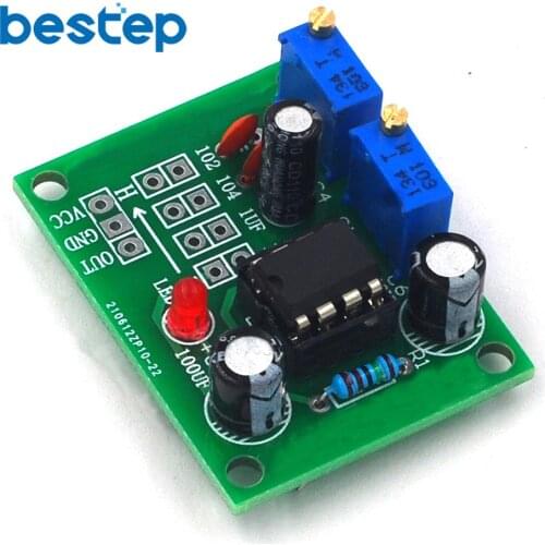 Parts) NE555 pulse adjustable generator Car stopwatch watcher walking meter mileage increaser kit