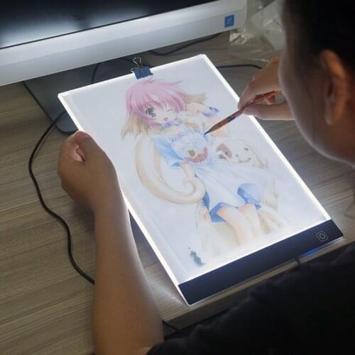 A4 Level Dimmable Led Drawing Copy Pad Board Childrens Toy Painting Educational Kids Grow Playmates Creative Gifts For Children