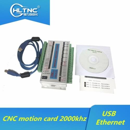 CNC Breakout board MK3/4/6-V USB/Ethernet MACH3 2000Khz 4 axis/3axis/6axis interface driver motion card for CNC milling machine