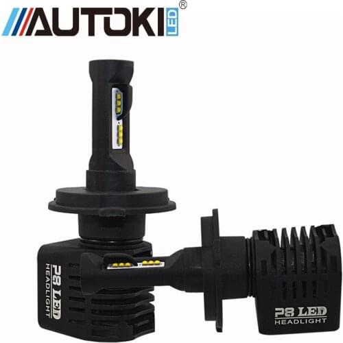 Autoki P8 Led Car Headlight Kit MZ Chips H4 H7 H8/H9/H11 9005 HB3 9006 HB4 H13 9007 D1 5202 9012 H15 80W 10000LM 6000K Bulbs