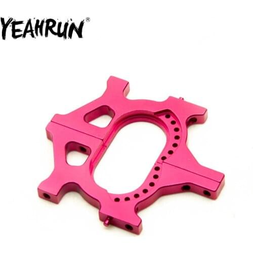 YEAHRUN Aluminum Alloy Gear Box Front Rear Bulkhead for 3Racing Sakura XIS XI Sport RC Drift Car Upgrade Accessories