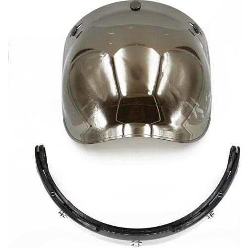 Bubble visor top quality open face motorcycle helmet visor 4 color available vintage helmet windshield shield