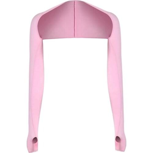 Summer Ladies Cooling Shawl Arm Sleeves Sun UV Protection with Finger Hole for Golf,Driving,Riding,Fishing