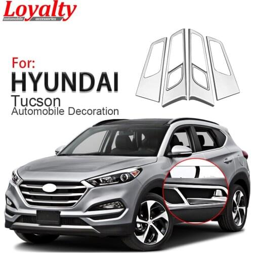 Loyalty for Hyundai Tucson 2015 2016 2017 Interior Door Handle Bowl Cover Trim ABS Matte Car Styling Auto Accessories