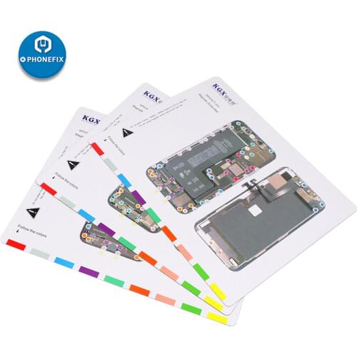 Magnetic Screw Mat for iPhone 11Pro Max XS Max XR X 8 8P 7 7P Work Guide Pad to Hold Screws Phone PCB Components Electronics