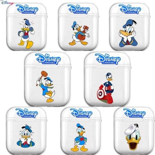2021 new Disney Donald Duck Soft Silicone Cases For Airpods 1/2 Protective Bluetooth Wireless Earphone Cover For Air Pods Charg
